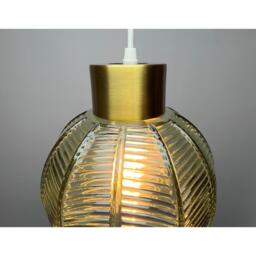 K Living Leaves Green Glass Light Pendant - thumbnail 5