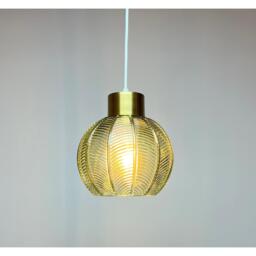 K Living Leaves Green Glass Light Pendant - thumbnail 2