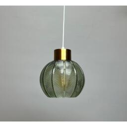 K Living Leaves Green Glass Light Pendant