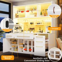 Urban Meuble Modern LED Buffet Storage Cabinet - thumbnail 7
