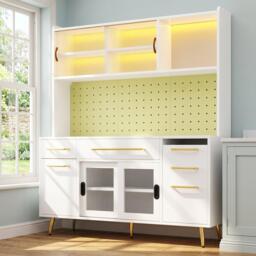 Urban Meuble Modern LED Buffet Storage Cabinet - thumbnail 4