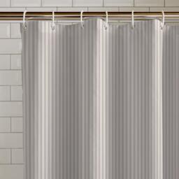 Catherine Lansfield Timeless Stripe Shower Curtain - thumbnail 2