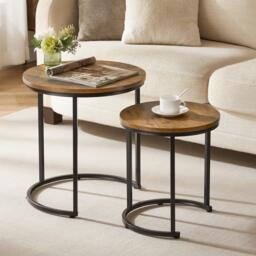 Lassic Vida Designs Brooklyn Nest of 2 Round Tables - thumbnail 4