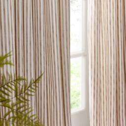 Yard Hebden Striped 100% Cotton Lined Eyelet Curtains - thumbnail 4