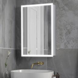 Kabinet UK Wall-Mount LED Mirror Cabinet with Single Door - thumbnail 2
