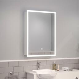 Kabinet UK Wall-Mount LED Mirror Cabinet with Single Door - thumbnail 1
