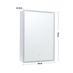 Kabinet UK Wall-Mount LED Mirror Cabinet with Single Door - thumbnail 5