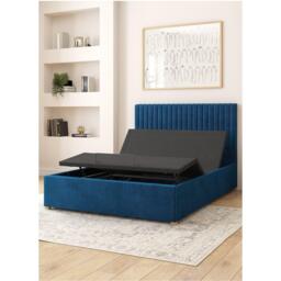 Aspire Grant Adjustable Bed Plush Velvet Fabric - thumbnail 3