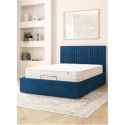 Aspire Grant Adjustable Bed Plush Velvet Fabric