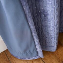 Bianca Attica Velvet Blackout Eyelet Curtains - thumbnail 5