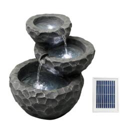 Streetwize Solar Rock/Planter Battery BackUp Water Feature