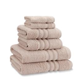 Catherine Lansfield Zero Twist Cotton 6 Piece Towel Bale Set - thumbnail 1