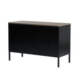 FurnitureR Metal Storage Cabinet with Shelves and Perforated Door 96.5 x 40 x 64.5 cm - thumbnail 5