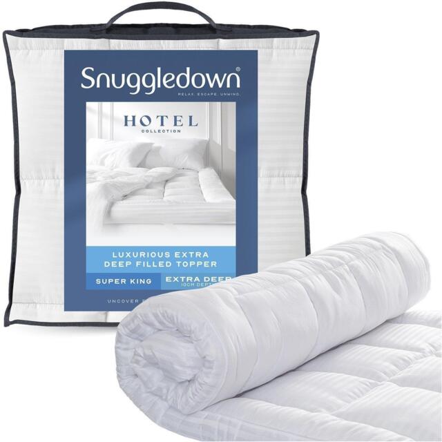 Snuggledown Luxurious Hotel-Style 10cm Mattress Topper for Ultimate Comfort & Support - image 1