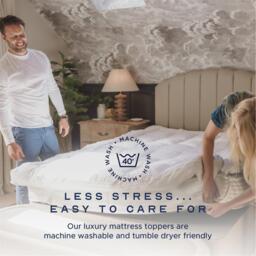 Snuggledown Luxurious Hotel-Style 10cm Mattress Topper for Ultimate Comfort & Support - thumbnail 8