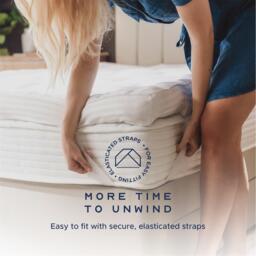 Snuggledown Luxurious Hotel-Style 10cm Mattress Topper for Ultimate Comfort & Support - thumbnail 5