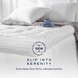 Snuggledown Luxurious Hotel-Style 10cm Mattress Topper for Ultimate Comfort & Support - thumbnail 4