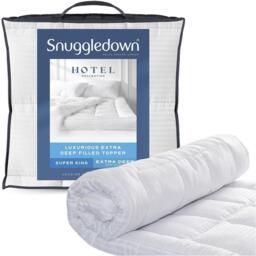 Snuggledown Luxurious Hotel-Style 10cm Mattress Topper for Ultimate Comfort & Support - thumbnail 1