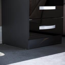 Lassic Vida Designs Hulio 3 Drawer Bedside Cabinet - thumbnail 5