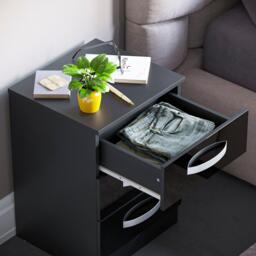 Lassic Vida Designs Hulio 3 Drawer Bedside Cabinet - thumbnail 7