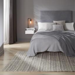 Homemaker Sahara Text Rug Grey - thumbnail 1