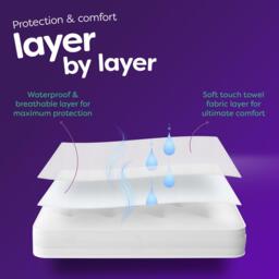 Slumberdown Waterproof Protect Mattress Protector - thumbnail 8