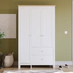 Lassic Vida Designs Arlington 3 Door 2 Drawer Wardrobe - thumbnail 3