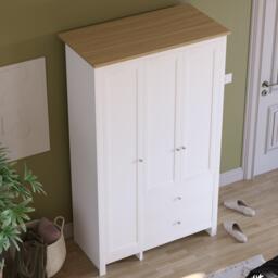 Lassic Vida Designs Arlington 3 Door 2 Drawer Wardrobe - thumbnail 5