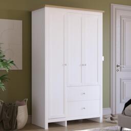Lassic Vida Designs Arlington 3 Door 2 Drawer Wardrobe - thumbnail 1
