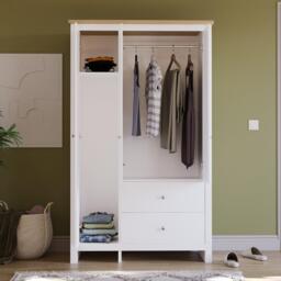 Lassic Vida Designs Arlington 3 Door 2 Drawer Wardrobe - thumbnail 4