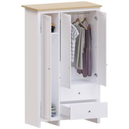 Lassic Vida Designs Arlington 3 Door 2 Drawer Wardrobe - thumbnail 9