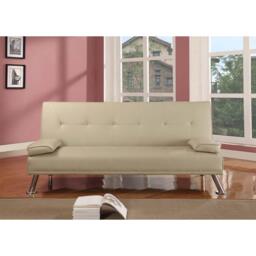 Comfy Living Italian PU Leather Sofa Bed