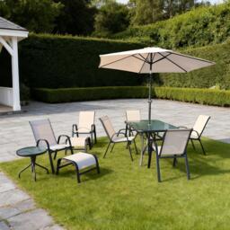 Linea Metal Garden Dining Set
