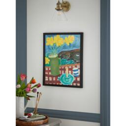 Laura Ashley A Cornish View Print in a Black Frame - thumbnail 2
