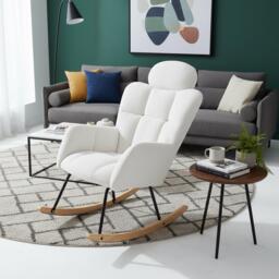Urban Meuble Modern Rocking Chair Plush Design - thumbnail 4