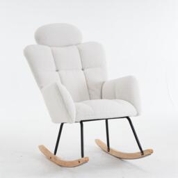 Urban Meuble Modern Rocking Chair Plush Design - thumbnail 5