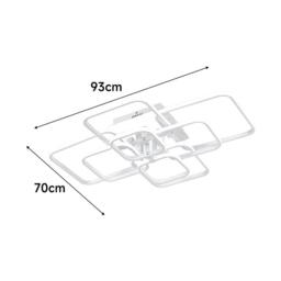 Kabinet UK Contemporary LED Energy-Efficient Semi-Flush Light - thumbnail 6