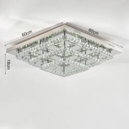 Kabinet UK 3-Tier Square Crystal LED Ceiling Light - thumbnail 5
