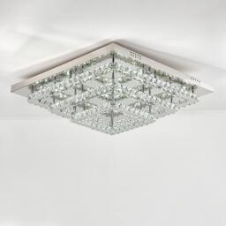 Kabinet UK 3-Tier Square Crystal LED Ceiling Light - thumbnail 4