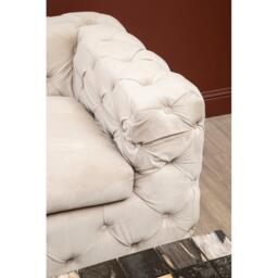 Fifty Five South Ophelia 3 Seat Coffee Velvet Sofa - thumbnail 2