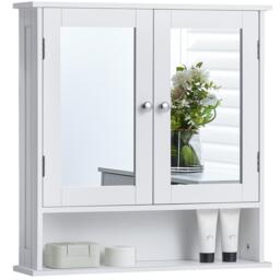 Lassic Priano 2 Door Mirrored Wall Cabinet With Shelf - thumbnail 7