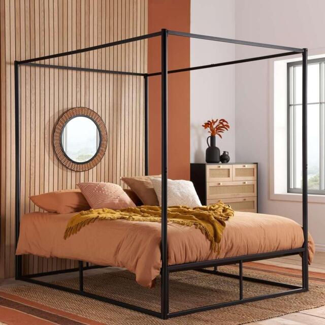Birlea Farringdon 4 Poster Metal Bed - image 1