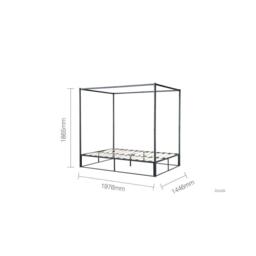 Birlea Farringdon 4 Poster Metal Bed - thumbnail 8