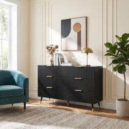 Urban Meuble Modern Chest with Gold Accents - thumbnail 2