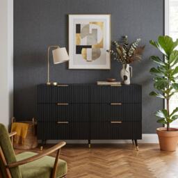 Urban Meuble Modern Chest with Gold Accents - thumbnail 1