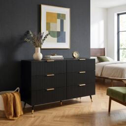 Urban Meuble Modern Chest with Gold Accents - thumbnail 3
