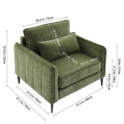 Kabinet UK Single Sofa Armchair - thumbnail 3