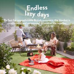 Slumberdown Outdoor Waterproof Picnic Blanket - thumbnail 4
