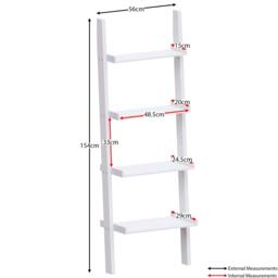 Lassic Vida Designs York 4 Tier Ladder Bookcase - thumbnail 2