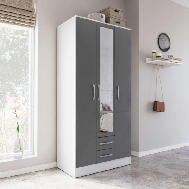 Birlea Lynx 3 Door 2 Drawer With Mirror - image 1
